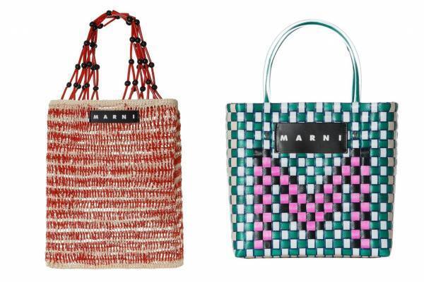 マルニ限定ショップ「マルニ マーケット」阪急うめだ本店で、“多肉植物”原料の新作バッグなど