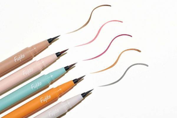 フジコ初のアイライナー「仕込みアイライナー」3股“ドットライン”のブラウン＆カラーライナーのWエンド