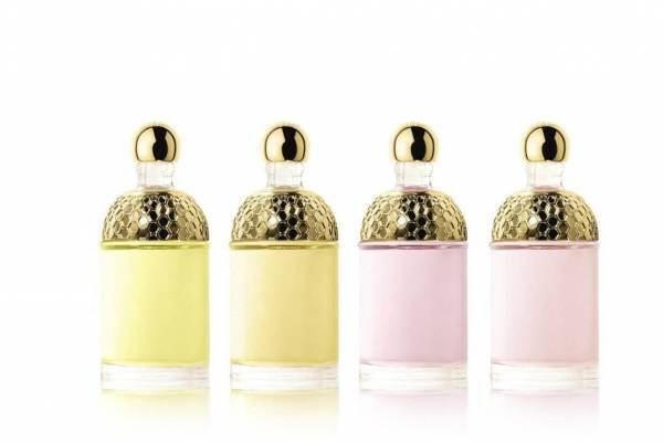 ゲランの香水「アクア アレゴリア」限定ミニセット、“日本の桜”や“スペインの果樹園”着想の香り