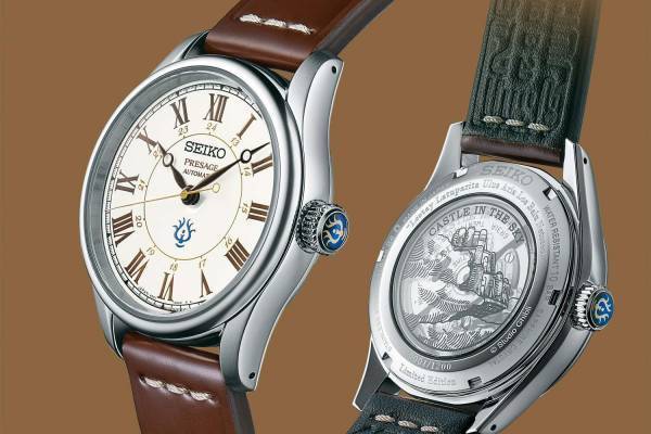 セイコー プレザージュ×ジブリ『天空の城ラピュタ』限定腕時計“呪文”＆シータの飛行石をデザイン