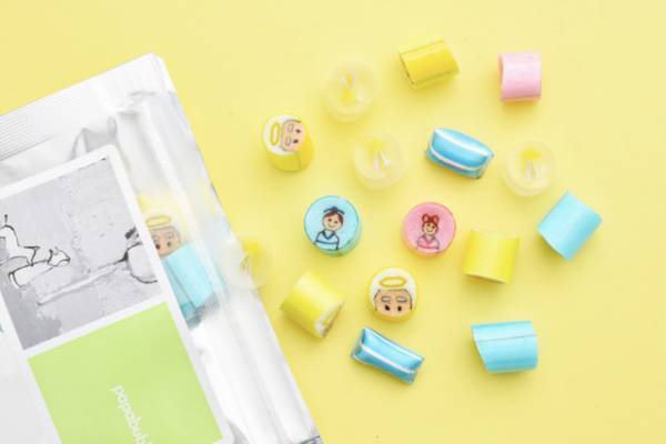 パパブブレ「七夕ミックス」キャンディ、“織姫＆彦星＆天の神様”を描いたフルーツフレーバー