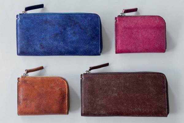 土屋鞄製造所、夏カラーの限定コンパクト財布＆大容量長財布 - ヴィンテージ調イタリアンレザーで