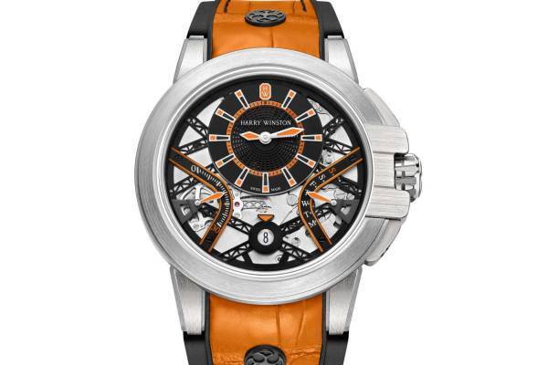 ハリー・ウィンストン2021年新作メンズウォッチ、特殊素材ケース×鮮やかなカラーを配したダイヤル