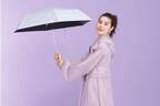 Wpc.×ナノ・ユニバースのレイングッズ、パステルカラーのモッズコート&晴雨兼用折りたたみ傘