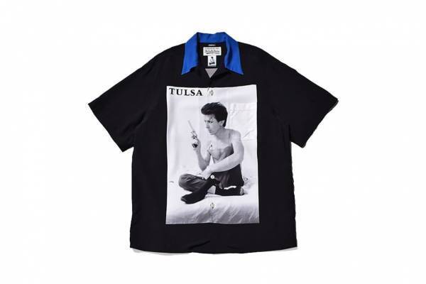 ワコマリア×スティーロ×ラリー・クラーク写真集「タルサ」モノクロ写真プリントシャツなど