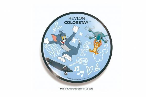 レブロン“トムとジェリー”限定ベースメイク、透けツヤマット肌クッションファンデが限定デザインに