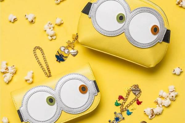 ミニオン×サマンサタバサプチチョイス、“バナナカラー”のミニオン財布やもこもこティムのミニバッグ