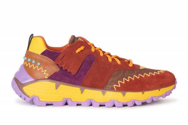 エトロの厚底スニーカー「アースビート」カーフレザーやペイズリーなどの“カラフル”アッパー