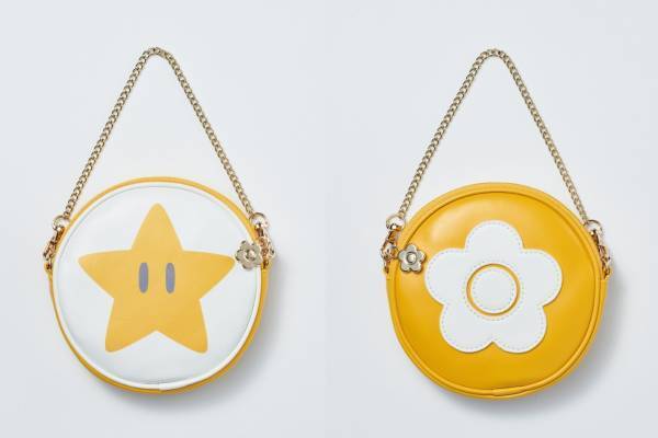 マリークヮントから「スーパーマリオ」チェーンバッグ、スーパースターやMマークがモチーフ