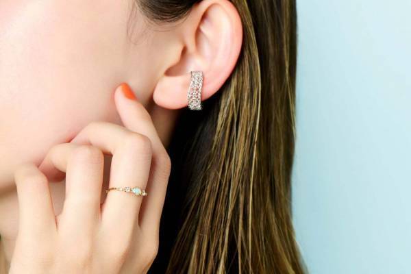 ノジェス“幸運のハーブ”モチーフの新作リングセット、2way仕様でイヤーカフにも