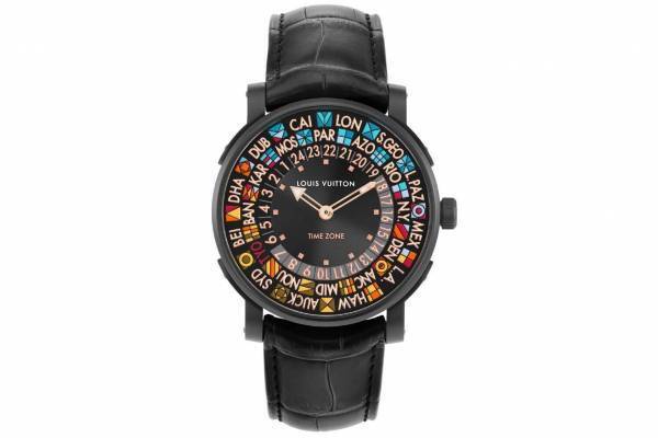 ルイ・ヴィトンの腕時計「エスカル タイムゾーン」新作“氷＆火”着想の鮮やかな文字盤