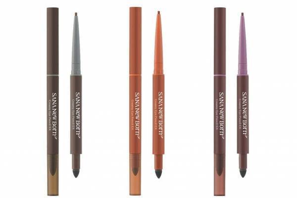 「サナ ニューボーン クリーミーアイペンシル EX」ぼかしチップ付きとろけるニュアンスカラーライナー