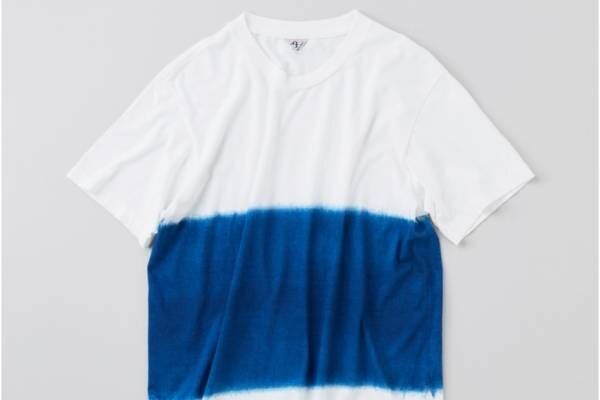 フィルメランジェ“藍染”グラデーションTシャツ＆タイダイスウェット、藍染職人・リトマスとコラボ