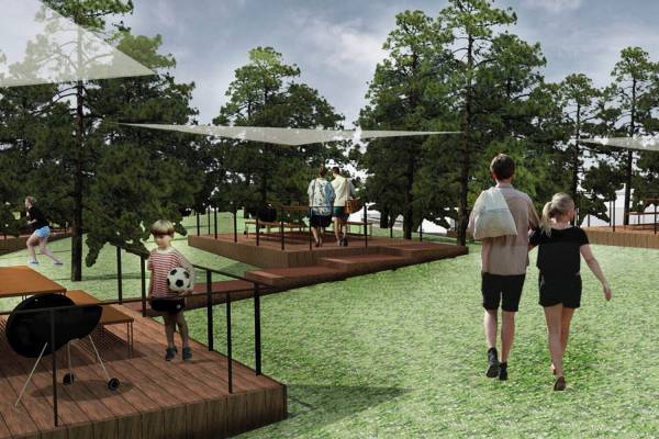 都市型アウトドアテーマパーク「ドリームドアヨコハマハンマーヘッド」横浜に、手ぶらBBQやキャンプ体験