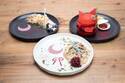 「半妖の夜叉姫カフェ」渋谷・心斎橋・名古屋パルコで、日暮とわ＆せつな＆もろはのフードやスイーツなど