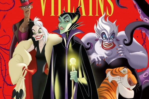 ディズニー・ヴィランズ完全ガイドブック、クルエラやマレフィセントなど人気キャラ50以上を解説