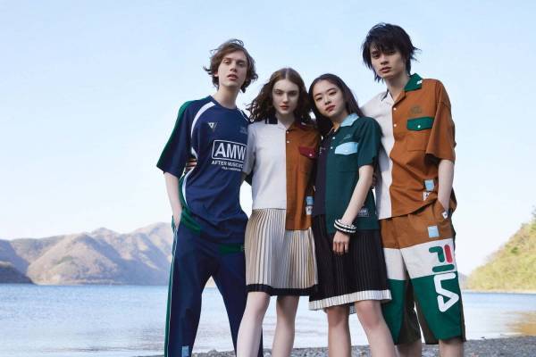 メゾン ミハラヤスヒロ×フィラ第5弾、チェックで切り替えたブルゾン＆プリーツ揺らめくシャツワンピース