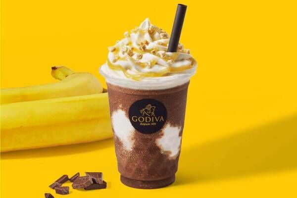 ゴディバの新作「ショコリキサーミルクチョコレートバナナ」コク深いチョコ×バナナのフローズンドリンク