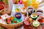 歌舞伎座の夏アフタヌーンティー、“スイカ”モチーフの和菓子や“寒天の金魚”が泳ぐ桃ゼリー