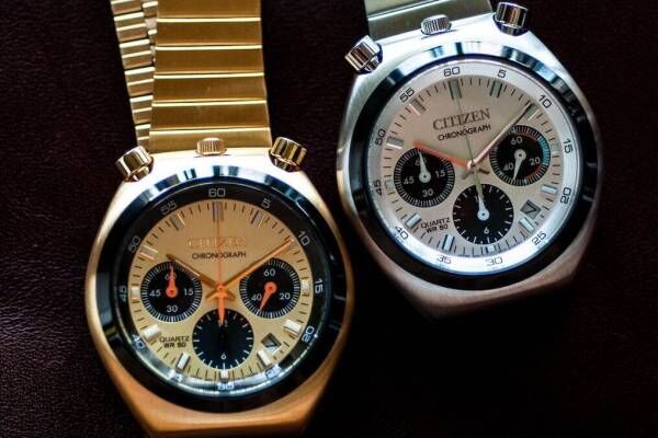 シチズンの腕時計“ツノクロノ”別注モデルがビームスから登場、クラシックなシルバー＆ゴールドで