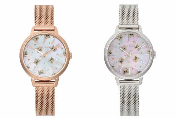 ポール ＆ ジョー、“ネコ×花びらが舞う”シェルダイアルの新腕時計「ブルーアイキャット-ジプシー」
