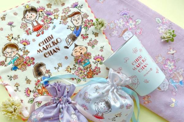 「ちびまる子ちゃん」×イッツデモ、花柄エコバッグ＆ファスナーチャームなど雑貨17アイテム