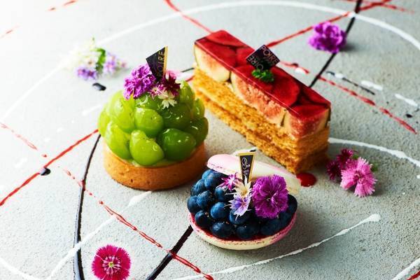 ポアール新作、ブルーベリーの“マカロンマリトッツォ”や完熟イチジクのミルフィーユ