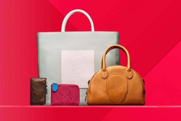 ルシアン ペラフィネ × モラビト“スカルモチーフ”入り2WAYトートやミニウォレット