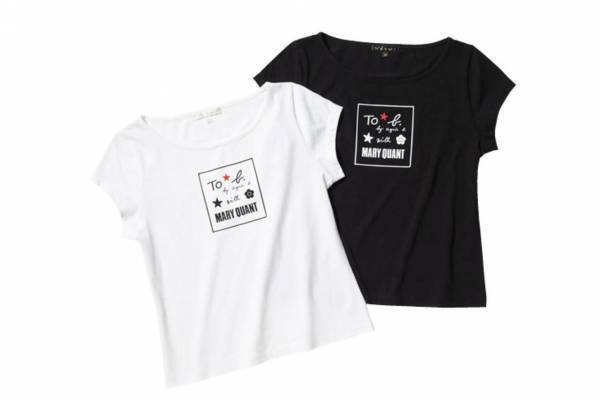 トゥービー バイ アニエスベー×マリークヮント、コラボロゴ入りTシャツ＆デイジー型ミラー
