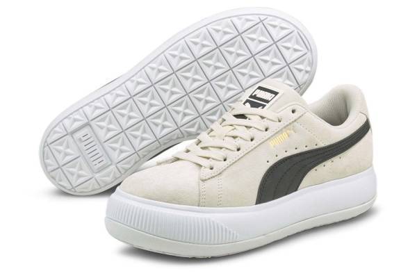 プーマのスニーカー「スウェード マユ」に新色、ブラック＆ホワイトのモノトーンカラー