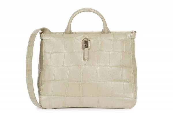 フルラのワンハンドルバッグ「フルラ パラッツオ」エレガントな“大きめ”クロコダイル柄