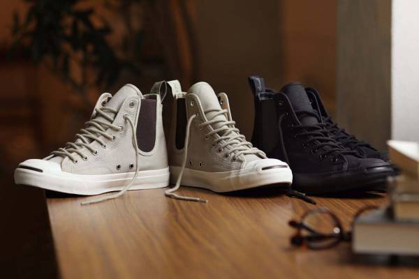 コンバースのスニーカー「ジャックパーセル」“サイドゴア”仕様のクラシックな新作