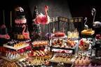 コンラッド東京のハロウィンスイーツビュッフェ「ピンク&シャドウ」妖美な世界観を表現した多彩なスイーツ
