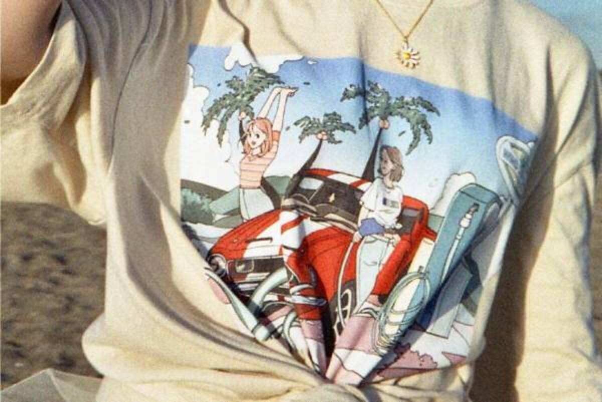 ウィンダンシー ヨシフクホノカのtシャツやパーカー エモい女の子 イラストを配して 21年8月15日 ウーマンエキサイト 1 2