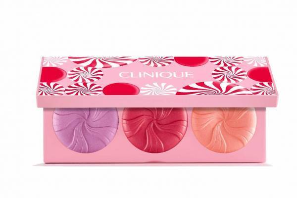 クリニーク2021年クリスマスコフレ第2弾、“キャンディ柄”チークパレット＆復刻色入りリップコフレ