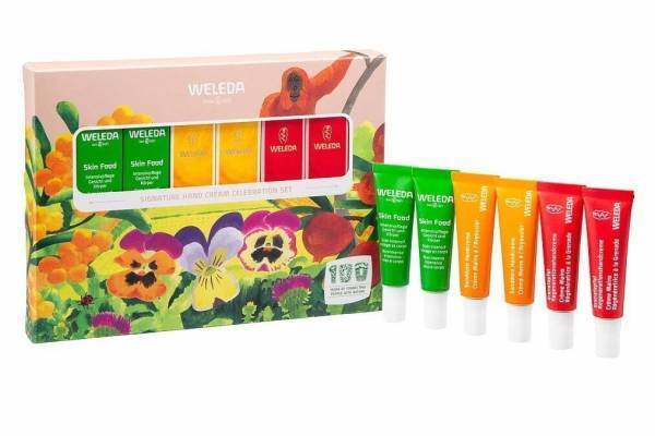 ヴェレダ21年クリスマスコフレ、ロングセラークリーム“現品”コフレやマッサージブラシ付きボディキット