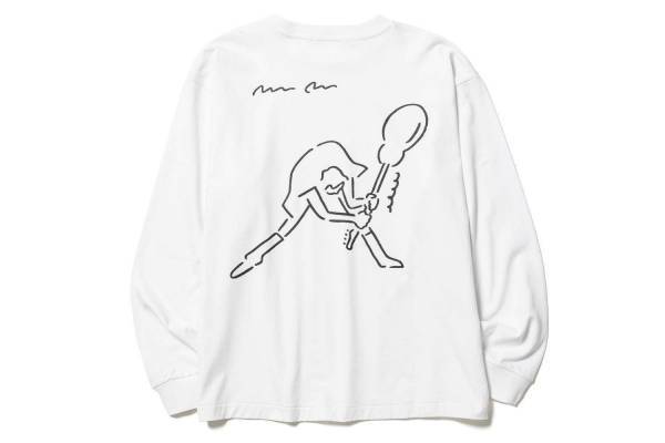 フラグスタフ×長場雄のTシャツ“パンクロックの代表的ジャケット”のイラスト調グラフィック