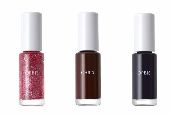 オルビス2021年クリスマスコスメ、リボン着想のきらきらピンク＆夜空カラーのネイルなど