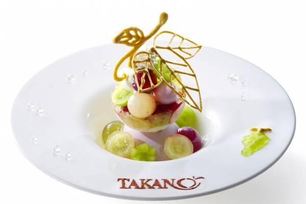 タカノフルーツパーラー“ぶどうの実”を表現したシャインマスカット＆ピオーネのデザート、新宿＆横浜で