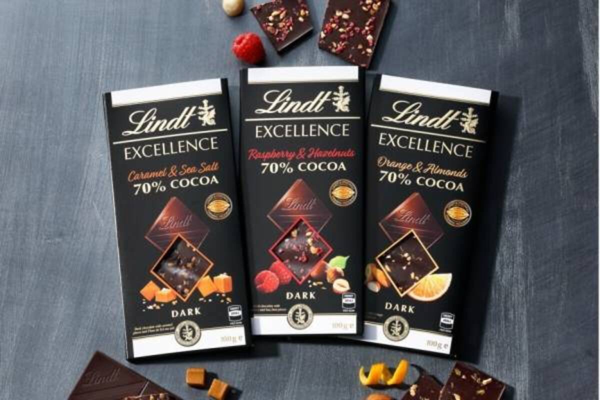 クール便 Lindt チョコ 輸入 アソートメント 高級 板チョコ リンツ エクセレンス ダークチョコレート アソート ダークチョコ 480ｇ 菓子