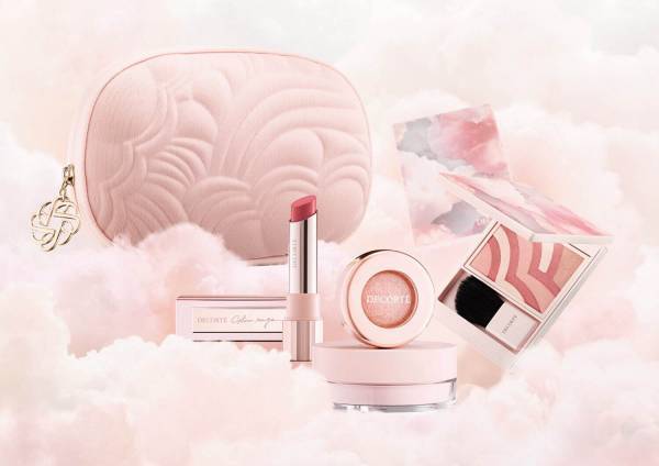 コスメデコルテ21年クリスマスコフレ、“ペールピンクの雲”イメージのチーク＆アイグロウ ジェム