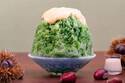 伊藤久右衛門の秋限定かき氷「栗の抹茶だいふく氷」栗大福丸ごと1つをふわふわ氷の中に