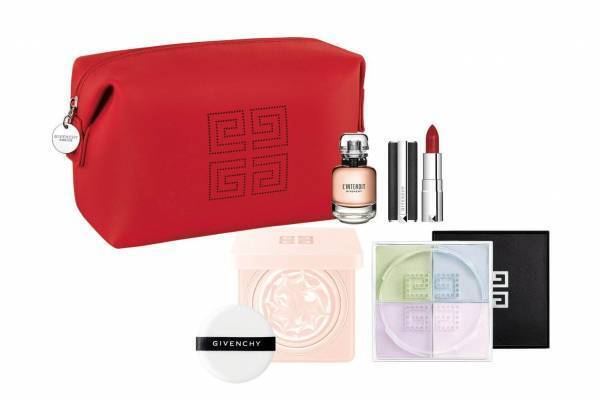 ジバンシイ21年クリスマスコフレ第3弾、ロングセラーコスメ“現品入り”ポーチ付きコフレ