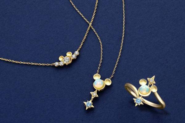 東京ディズニーリゾート“月の石留め付き”ミッキージュエリー、スタージュエリーがプロデュース