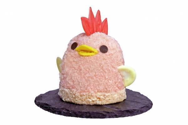 ひよこ型スイーツ「ぴよりん」×映画『総理の夫』、ピンクの“オウムぴよりん”JR名古屋駅で発売