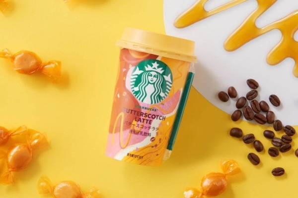 スターバックス新作チルドカップ「バタースコッチラテ」濃厚バタースコッチ×クリーミーなミルク