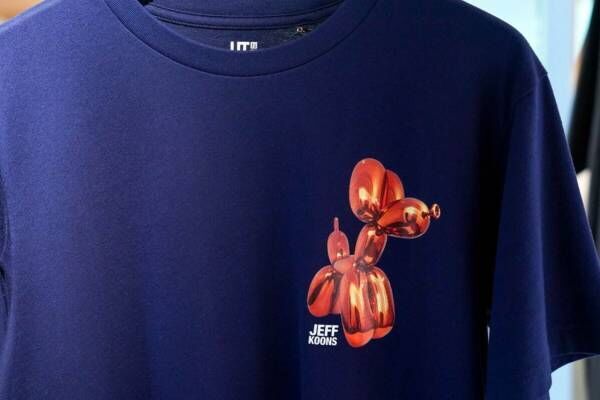 ユニクロ「UT」現代芸術家ジェフ・クーンズ“風船”のようなステンレスアートのTシャツ＆パーカ