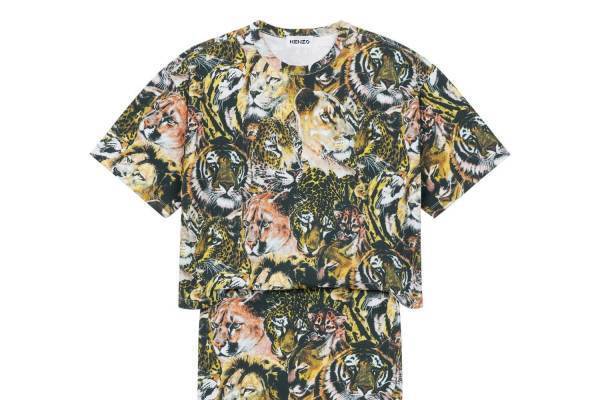 ケンゾー、全面“トラ”グラフィックのカーディガンやスウェットシャツ