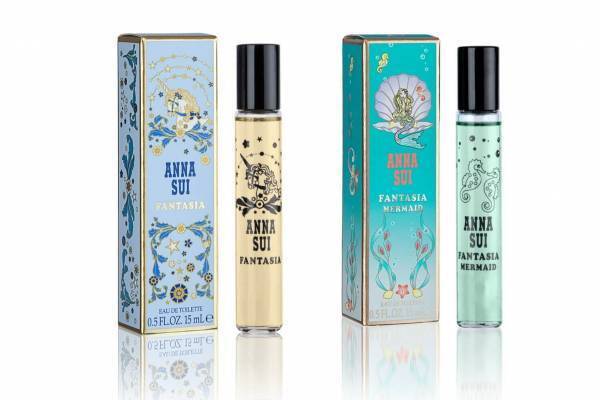 アナ スイ21年クリスマスコスメ第2弾、“マーメイド＆ユニコーン”のフレグランスがミニボトルに