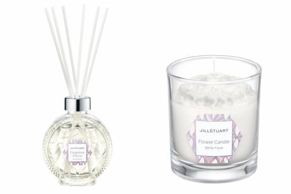 ジルスチュアート、“ホワイトフローラル”が甘く香る新作キャンドル＆バスソルトなど